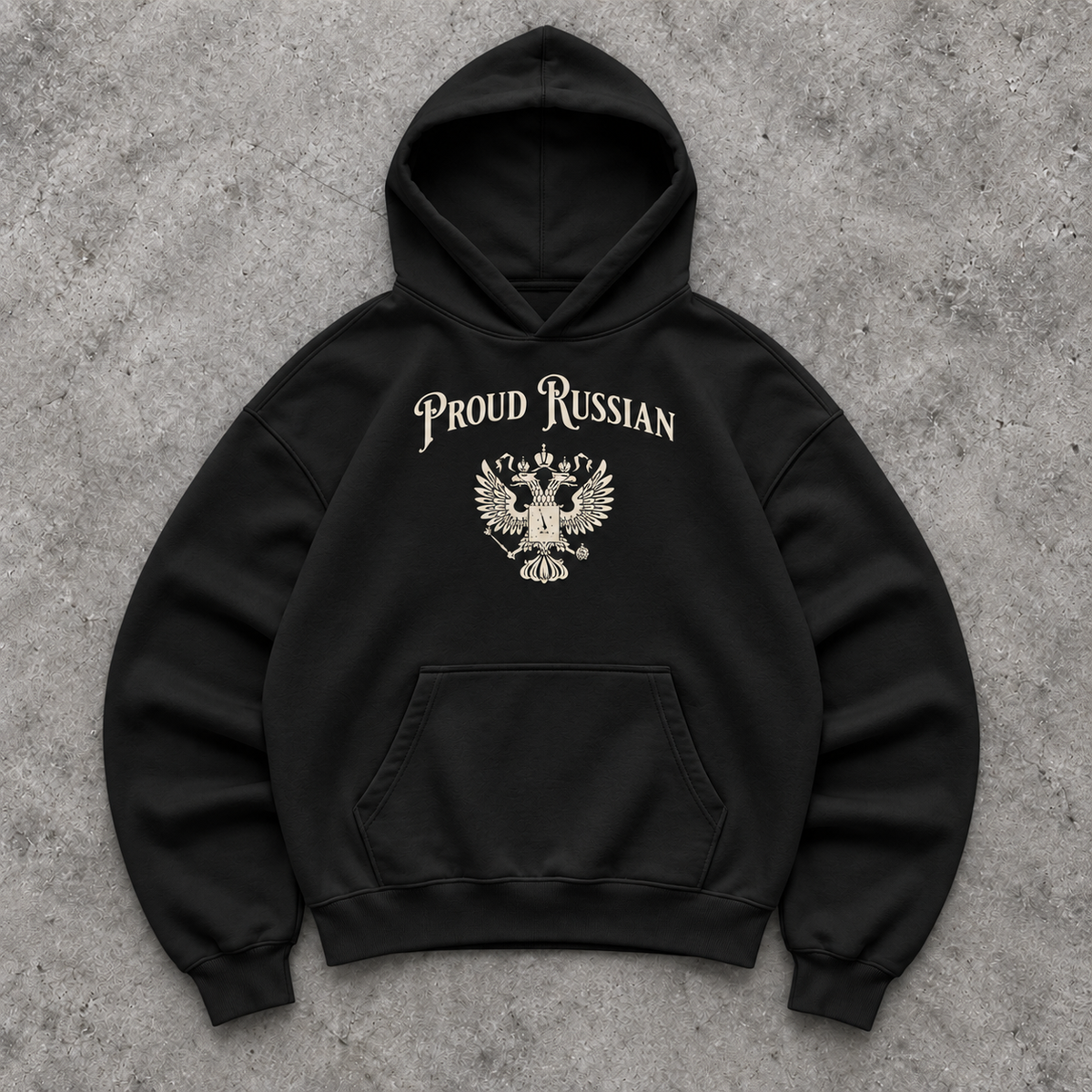 PROUD RUSSIAN Oversized Hoodie