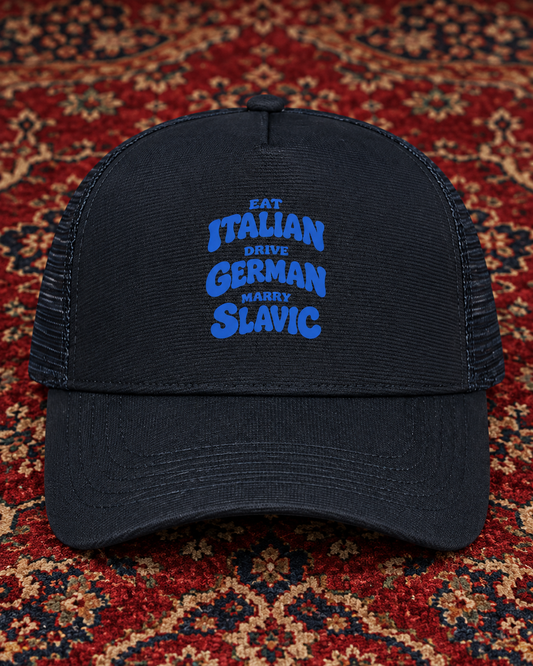 Marry Italian Marry Slavic Trucker Cap