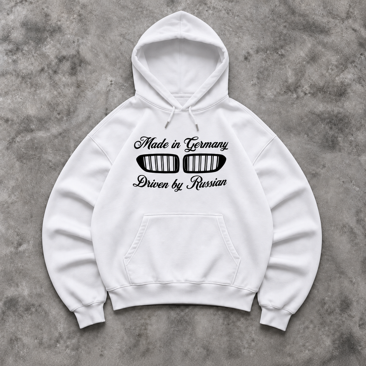 Made in DE driven by Russia Hoodie