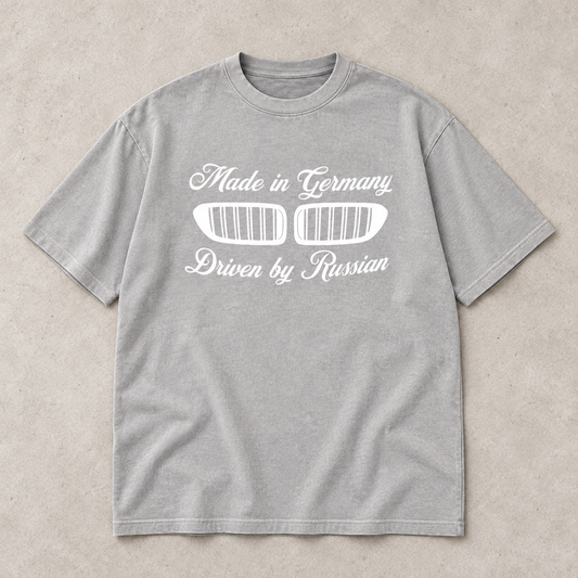 Made in DE driven in Russia Oversized Shirt