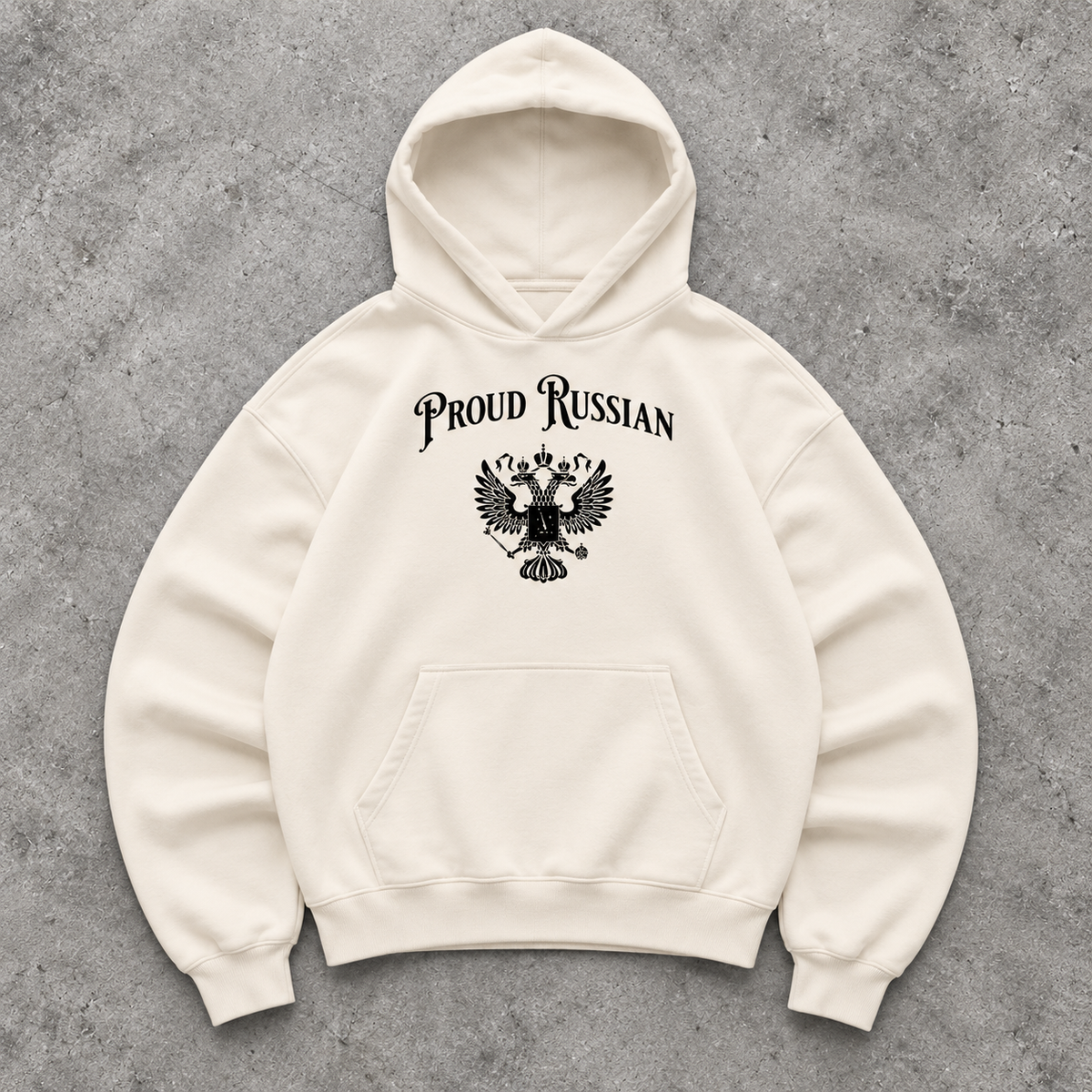 PROUD RUSSIAN Oversized Hoodie