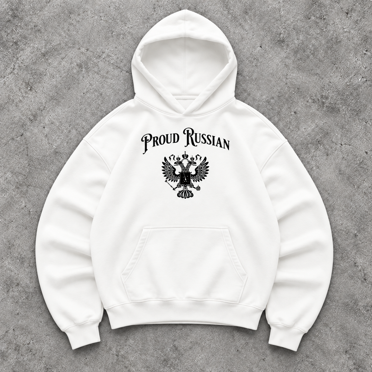 PROUD RUSSIAN Oversized Hoodie