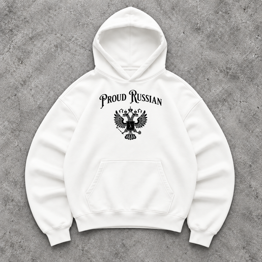 PROUD RUSSIAN Oversized Hoodie