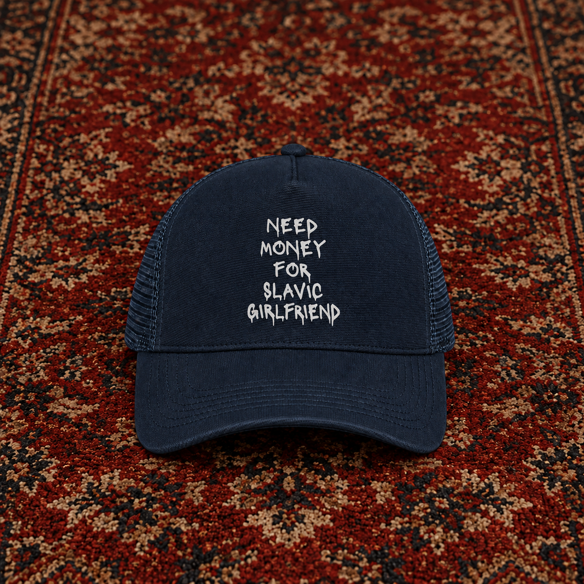 Need Money for Slavic Girlfriend Trucker Cap