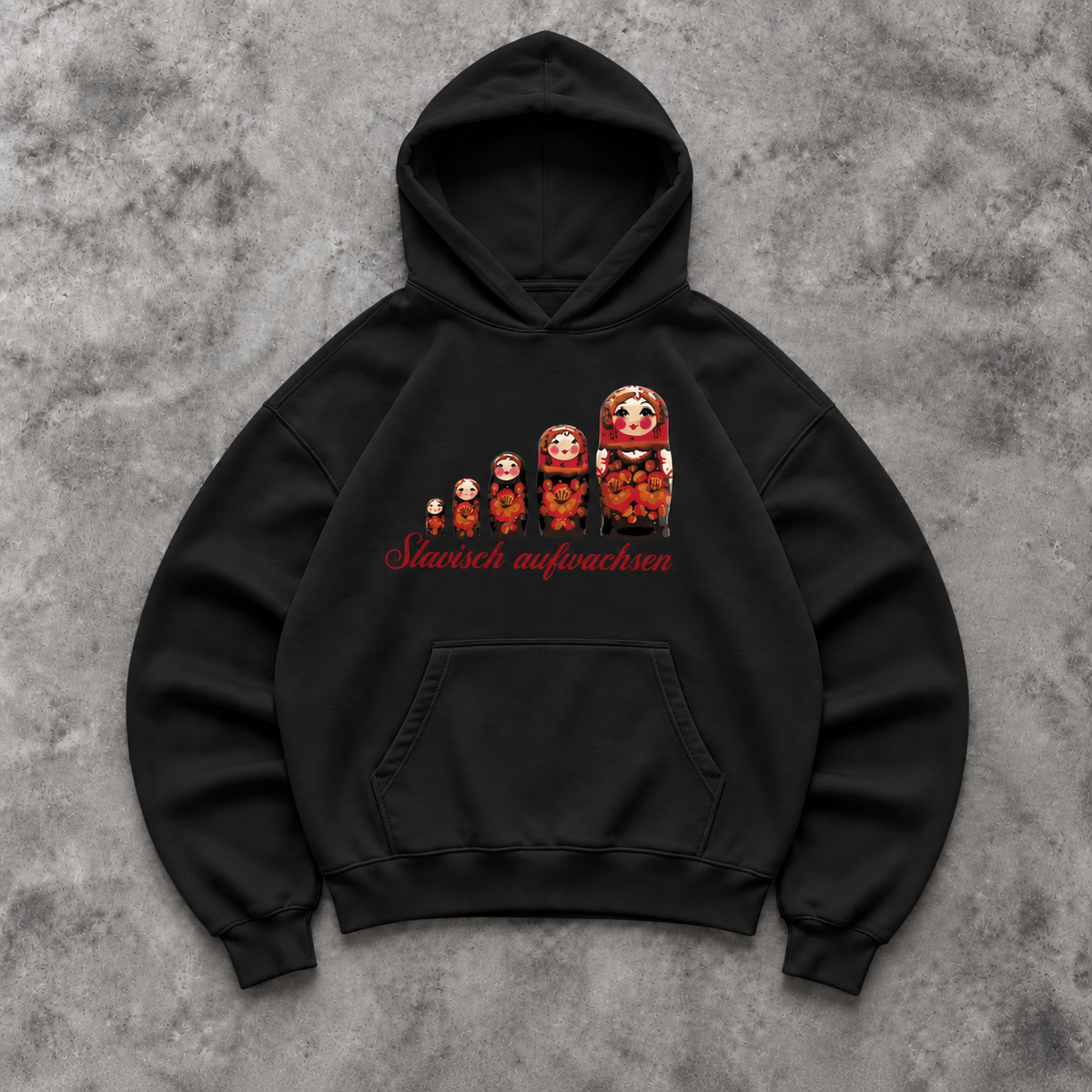 Slavisch aufwachsen Oversized Hoodie