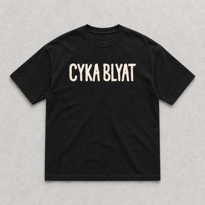 CYKA BLYAT Oversized Shirt